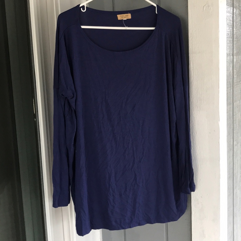 Royal blue Piko shirt - Picture 1 of 6